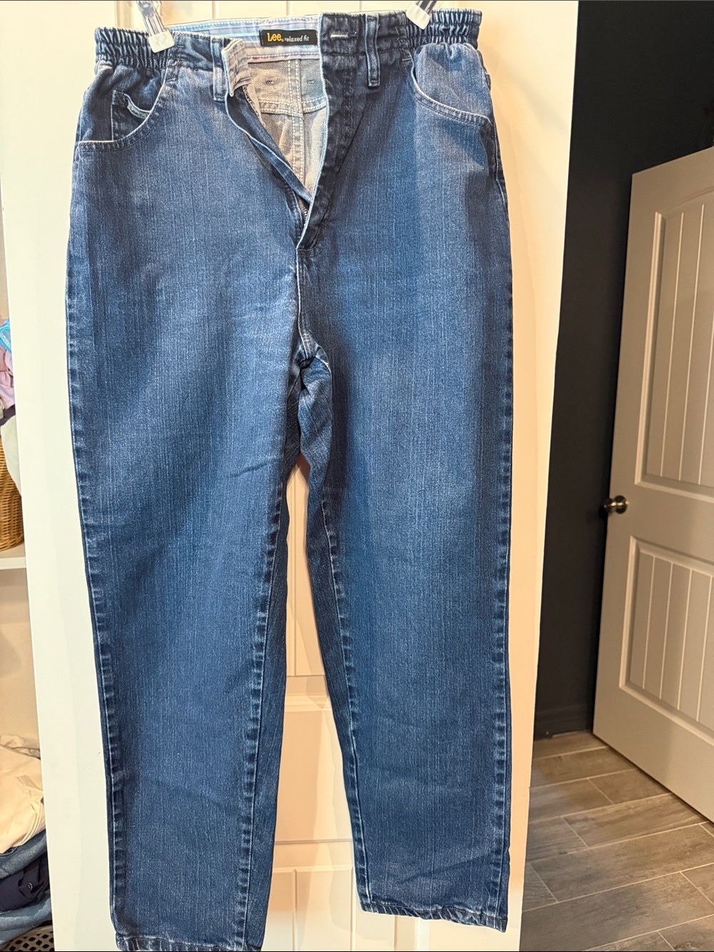 Lee Women's Relaxed Denim Jeans in Medium Blue